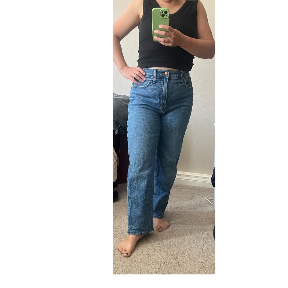 Madewell The Perfect Vintage Wide Leg Crop Jean size 28